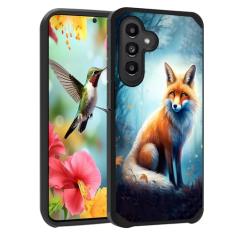 ZXHSBROK Capa para Samsung Galaxy S24+/S24 Plus, capa protetora resistente à prova de choque com camada dupla híbrida e silicone macio à prova de choque para Samsung Galaxy S24 Plus (6,7 polegadas,