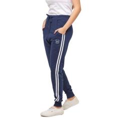 Calça de moletom feminina wooks saruel skinny sport luxo , G, Azulmari