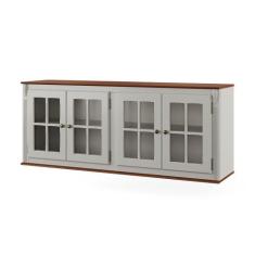 Armário de Cozinha Aéreo Hannover de Madeira 160 cm com 4 Portas de Vi