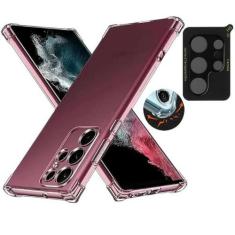 Kit Capa Capinha Case + Película da Câmera Compatível Para Samsung Lin