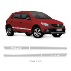 Kit Adesivos Faixas Laterais Prata Gol Rallye G5 2011 - SPORTINOX, Gol