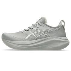 ASICS Tênis de corrida masculino Gel-Nimbus 27, Cinza/cinza lago, 44