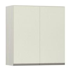 Armário Luciane 70cm 2 Portas Luci Legno Crema C/Kashmir