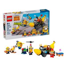 Lego 75580 Minions Filme 4 - Minions E Carro Banana  136 peças