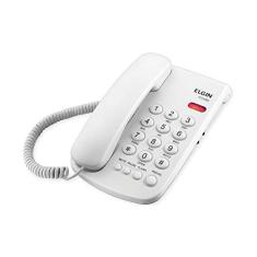 Telefone com Fio de Mesa TCF2000 Elgin Branco