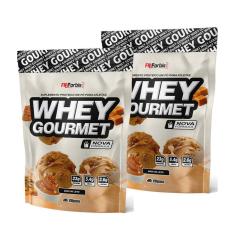 Kit 2X Whey Protein Gourmet 907g Refil - FN Forbis Nutrition