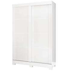 Guarda Roupa Turim Solteiro 2 Portas 2 Gavetas Atualle Cor Branco