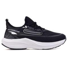 Tenis Feminino Original Feet Branco Esportivo Academia Ultra, Preto, B