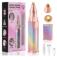 Aparador Removedor De Pelos Facial 2 Em 1 Batom USB LED - Wcan