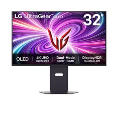 Monitor LG OLED UltraGear™ Dual Mode 32GS95UV-B 32", 480Hz FHD, 240Hz 4K, 0.03ms (GtG), NVIDIA G-SYNC, AMD FreeSync™ Premium Pro, HDR True Black 400  - 32GS95UV-B