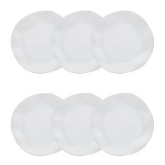 Conjunto de Pratos Fundos 06 Peças Ryo White Oxford