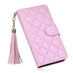 Carteira flip couro caso de telefone para iphone 14 13 15 pro max 11 xr xs x capa, hyl rosa, para iphone 15pro max