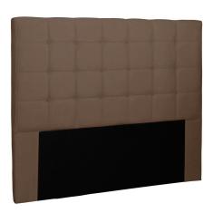 Cabeceira Estofada Cama Box Casal 140cm Suede Caramelo
