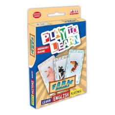 Jogo Da Memória Animais Em Inglês Educativo Aprendizagem