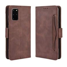 Capa com compartimento para cartão para Samsung Galaxy S20 Plus 5G, capa flip carteira com suporte de couro para Samsung Galaxy S20 Plus 5G, capa magnética retrô para celular, capa carteira com