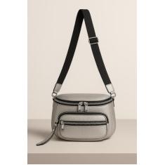 Bolsa Feminina Couro com Divisórias Moderna Casual Tendencia - Outra, 