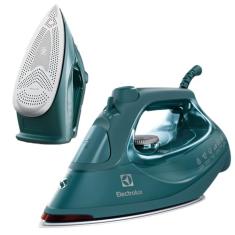 Ferro de passar seco e vapor Electrolux Antiaderente base cerâmica vapor vertical extra 1200W Verde Escuro (ESI80) 127v