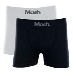Mash - Cueca Boxer 711.01, Masculino, Preto/Branco, GG