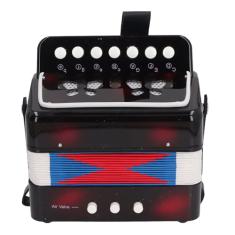 Acordeão Infantil, Acordeão de Piano de 2 Baixos e 7 Teclas Com Alças para Iniciantes Brinquedo de Instrumento Musical de Celulóide Educacional para Estudantes para Apresentações