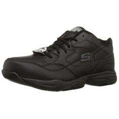 Skechers for Work Men's Felton Shoe, Black, 10 M US