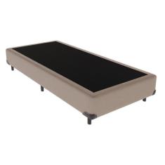 Cama Box Solteiro 88x188 Bege - KazaMix