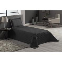 Kit Jogo De Cama Preto Solteiro 3 Peças Luxo Veneza