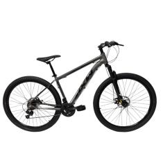 Bicicleta AXW Aro 29 Freio Hidráulico 24 Marchas Shimano e Suspensão Diant + 2 Acessórios-Unissex