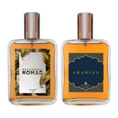 Kit Perfume Masculino - Patchouli Nomad + Arabian 100Ml - Essência Do 