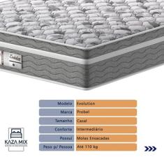 Colchão Evolution Molas Ensacadas Casal Probel