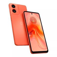 Smartphone Motorola Moto G04 128GB 4GB + 4GB RAM Boost 6,6" Câm. 16MP Coral Coral