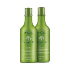Kit Inoar Argan Oil Shampoo 500ml + Condicionador 500ml