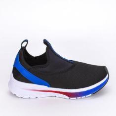 Tênis Esportivo Infantil Kidy Energy Azul Vermelho-Masculino