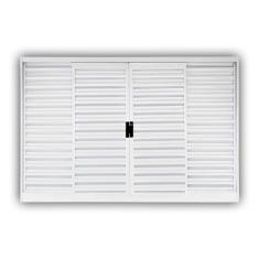 Janela Veneziana Aço 4 Folhas Mgm Minas Sul 100Cmx120Cm Branco