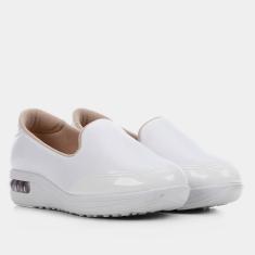 Tênis Slip On Modare Verniz Bolha Feminino-Feminino