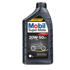 Óleo Mobil Preto 4T 20W50 Para Moto Honda