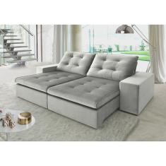 Sofá Retrátil e Reclinável 2 Lugares Mahal Espresso Móveis