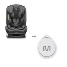 Kit Cadeirinha infantil para carro Litet Mass 0-36kg + Rastreador MTag BB4564K