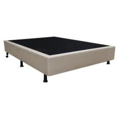 Base Box Solteirão Sintético Bege - 30x128x188