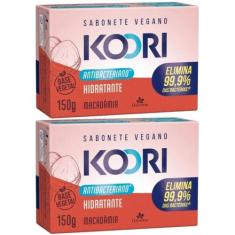 2UN Sabonete Vegetal Koori Antibac Hidratante 150g Davene