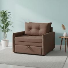 Sofá Cama Montreal Solteiro 95cm X 90cm - Estofamar