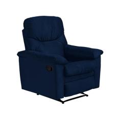 Poltrona do Papai Reclinavel Audi Azul Matrix, Azul