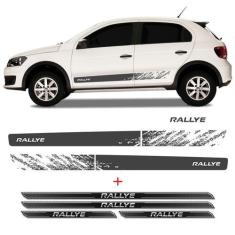Kit Faixa Gol Rallye G6 Adesivo Traseiro + Soleira Protetora - SPORTIN