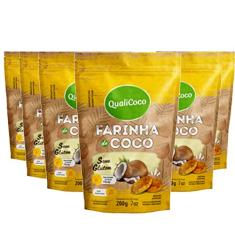 Farinha de Coco sem Glúten QualiCoco 200g (6 Pacotes)