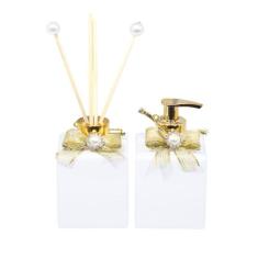 Kit Lavabo Branco  (Sabonete Lìquido + Difusor de Aromas) - Magazine R