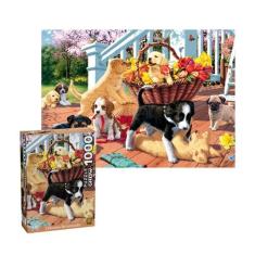 Quebra Cabeça Filhotes Brincando 1000 Peças Grow - 04382