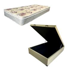 Cama Baú com Colchão Molas Ensacadas 1,10 X 1,88
