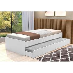 Cama Turca com Cama Auxiliar Eleganza Branco