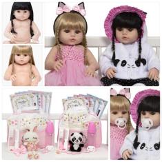 Bebes Reborn Recém Nascidas Coelhinha Pandinha Com Pelúcia - Cegonha R