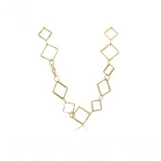 Pulseira Com Corrente De Quadrados