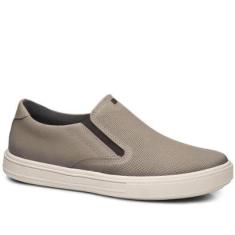 Tênis Casual Pegada Masculino em Couro Areia 111504-06-Feminino